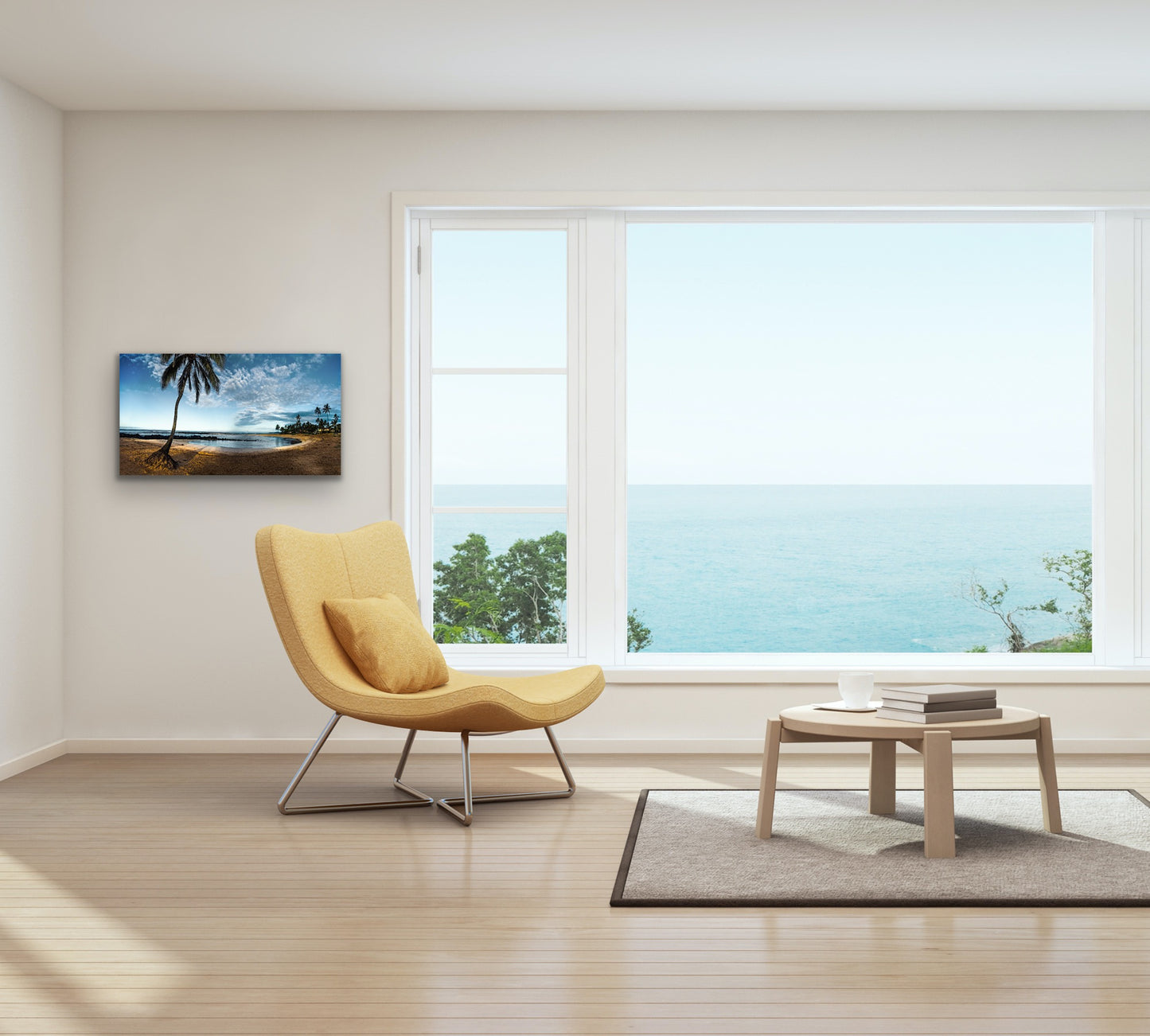 Wall demo of Poipu Beach, a fine art photograph by Kauai outdoor and landscape photographers Inspiring Images Hawaii.